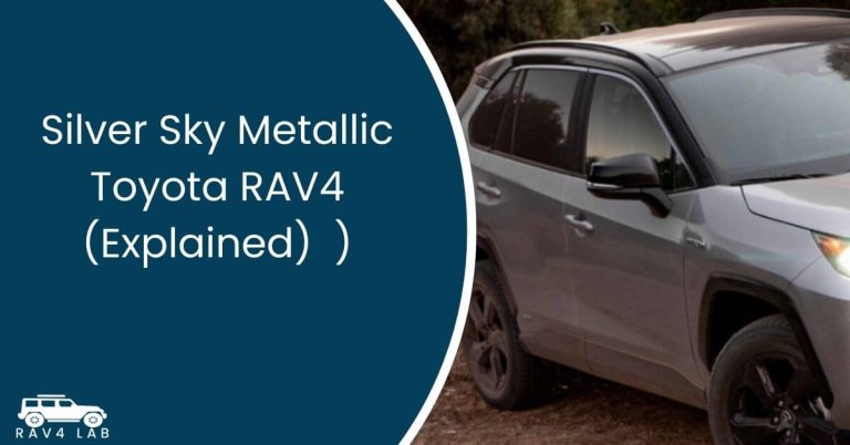 Silver Sky Metallic Toyota RAV4 (Explained)